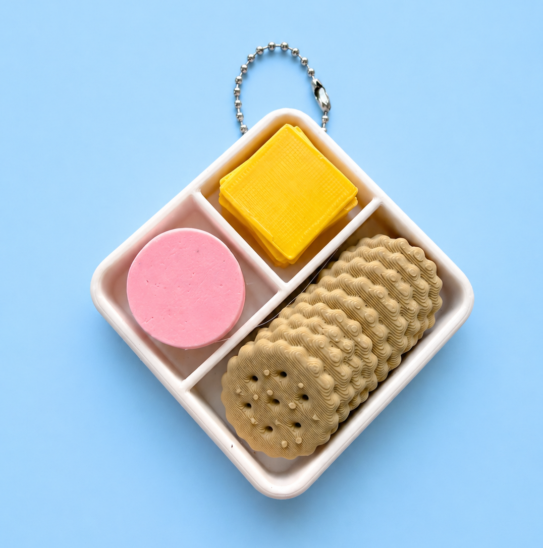 Lunchbox 3 Clicker Keychain