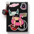 Masked floatie kindle/phone grip
