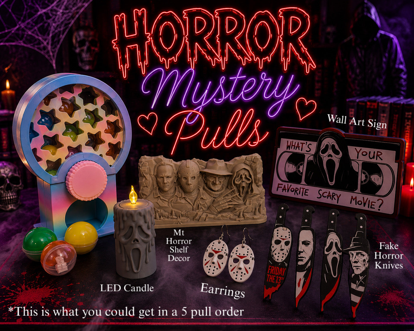 Horror Mystery Pulls